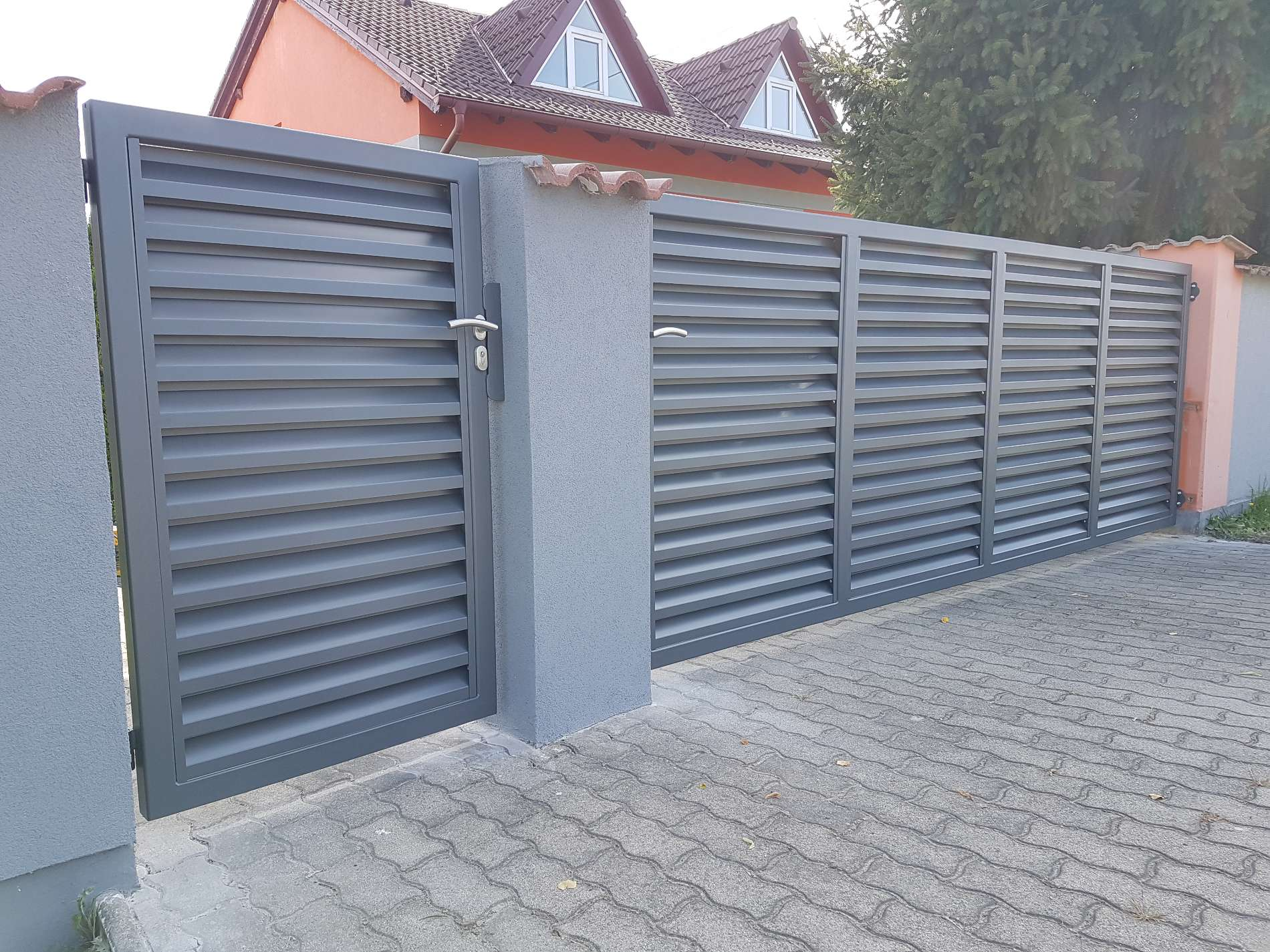 Aluminijska lamelna ograda